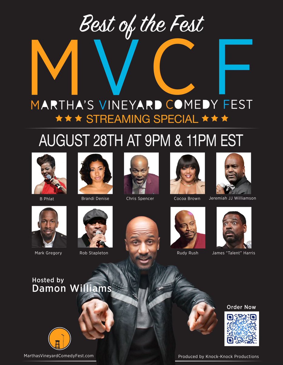 mvc2011's tweet photo. The 11th annual Martha's Vineyard Comedy Fest opened &amp; closed with a bang!  The 4 weeks of nonstop laughter was nothing short of being amazing. Relive some of the funniest moments captured on stage on Sunday, August 28th @ 9pm &amp; 11pm (EST). https://t.co/rtxFnppMuQ https://t.co/2gpLt7XcTg