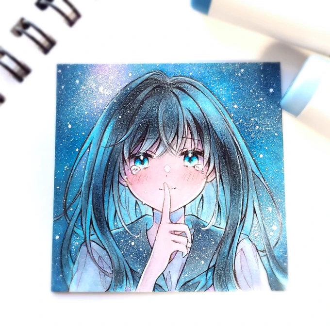 今日のミニ原画 #コピック 