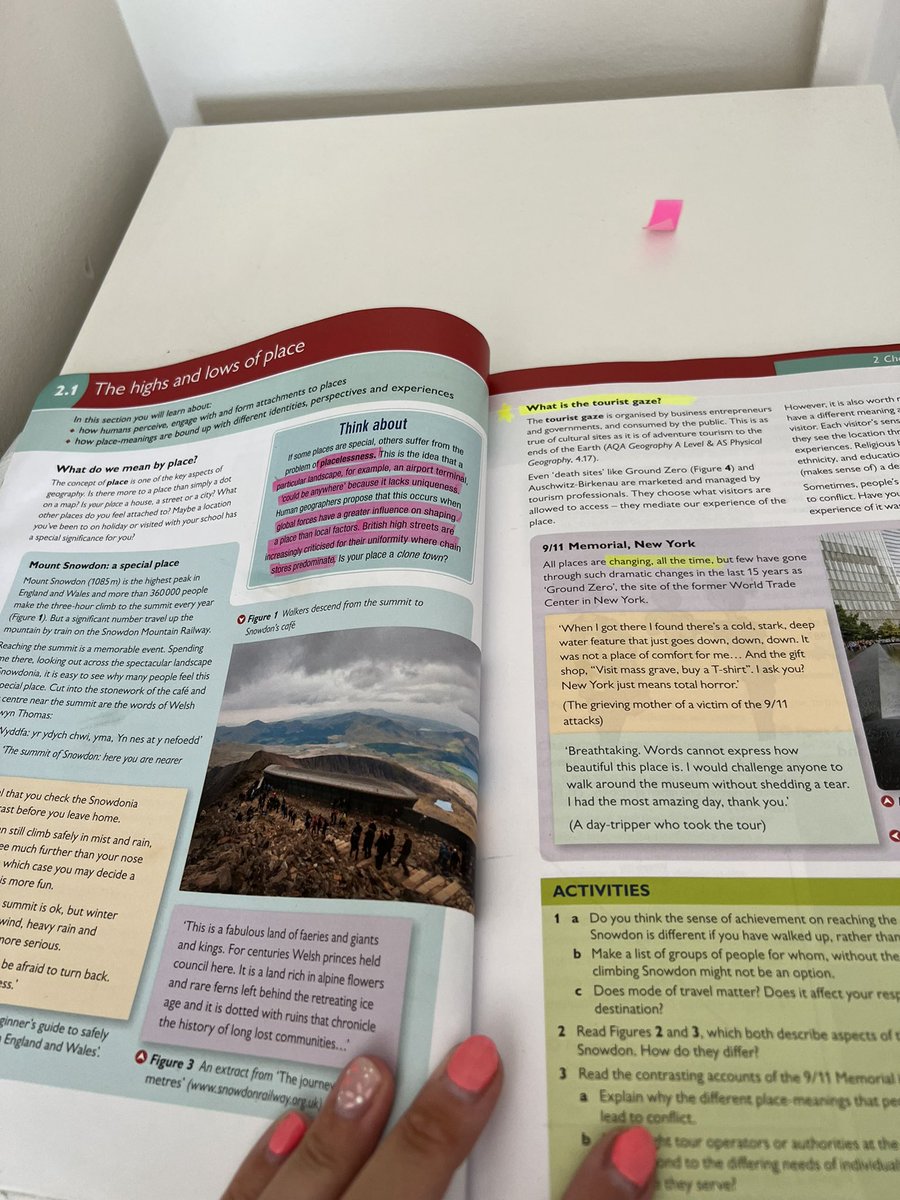 I am no longer teaching AQA A level geography so I’m selling these 2 textbooks. 

⁃AQA HODDER A-level geography textbook, 4th edition
⁃AQA Oxford A level human geography textbook

Both have highlighting on a handful of pages - £10 each plus £3.50 p&amp;p 

DM if interested! 😁