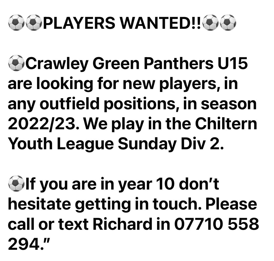 ChilternYouthLeague tweet media