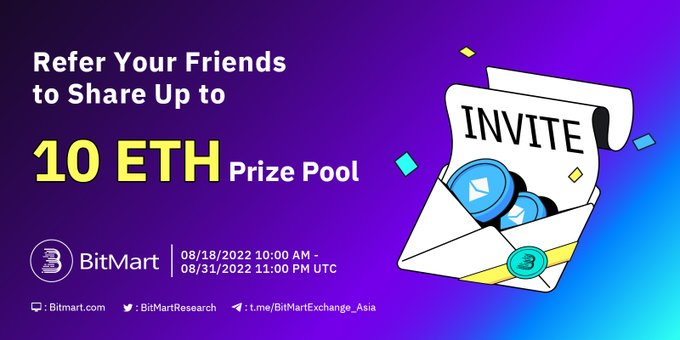 aisarcore2's tweet photo. 🔥BitMart Giveaway: Refer Your Friends to Share Up to 10 ETH Airdrop

🚀Refer your friends to share up to 6 ETH Prize Pool

🚀Register share up to 4 ETH giveaway👉https://t.co/Gs8h27yOEV

🚀Fill out https://t.co/CB4WFyjzFI

#Giveaway #Airdrop #cryptocurrency #Ethereum $ETH https://t.co/6FR4CJjQUR