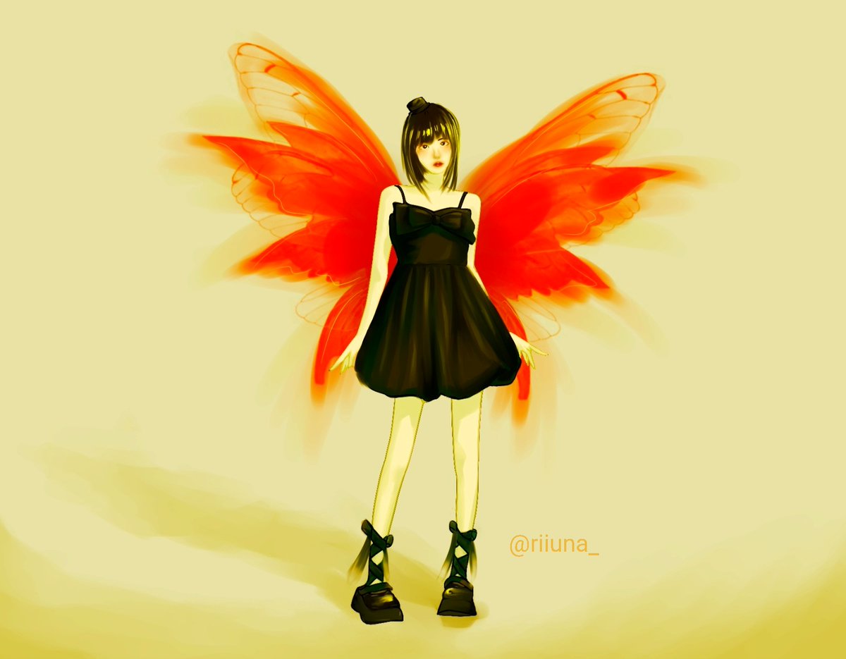 🎀💛 #arttwt #digitalart #fairy