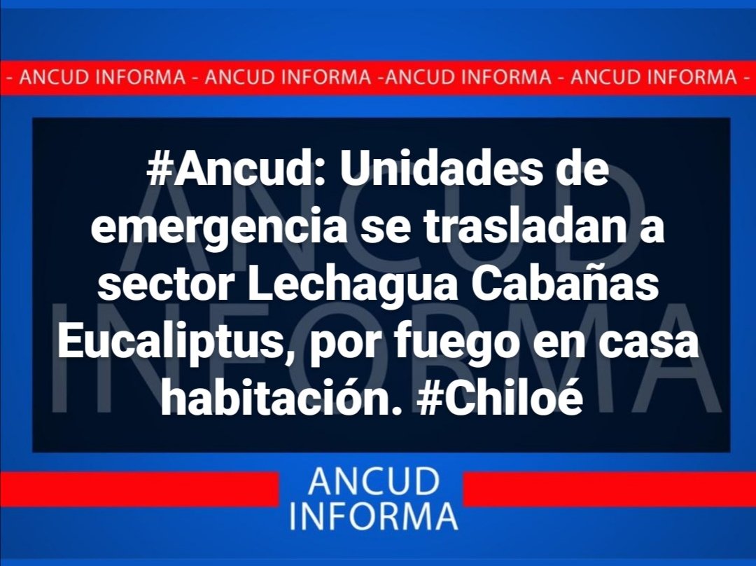 AncudInforma's tweet image. 🔴#Ancud:
⚠️EMERGENCIA⚠️
#Chiloé