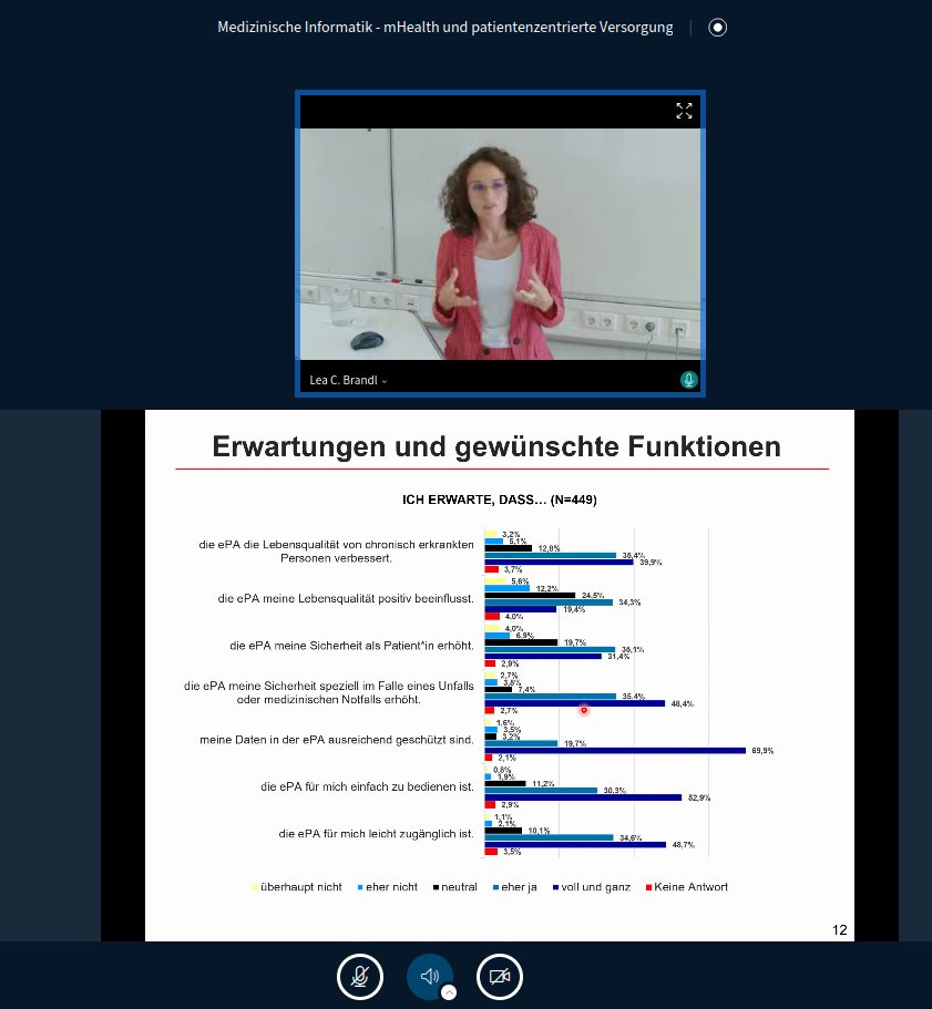 Unser AG-Mitglied @lebrandl präsentierte soeben die ersten Auswertungsergebnisse der #ePA Survey auf der  #gmdsTMF2022.

Der Abstract kann hier nachgelesen werden ⬇️
egms.de/static/en/meet…

Danke an alle, die teilgenommen und mitgewirkt haben!