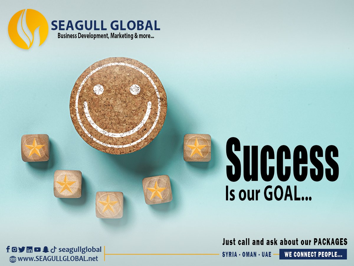 seagullglobal's tweet photo. Your Success is our Goal:
- Branding.
- Ranking.
- SEO Analyzing.
- Media campaign &amp; Sponsoring.
- Customer service &amp; Feedback.

+968 95710982
https://t.co/YGifECA1Kf

https://t.co/MMqw41xkOY
#marketing #socialmarketing #socialmediaadvertising #socialmediamarketing #branding https://t.co/xo0y2zYTBK