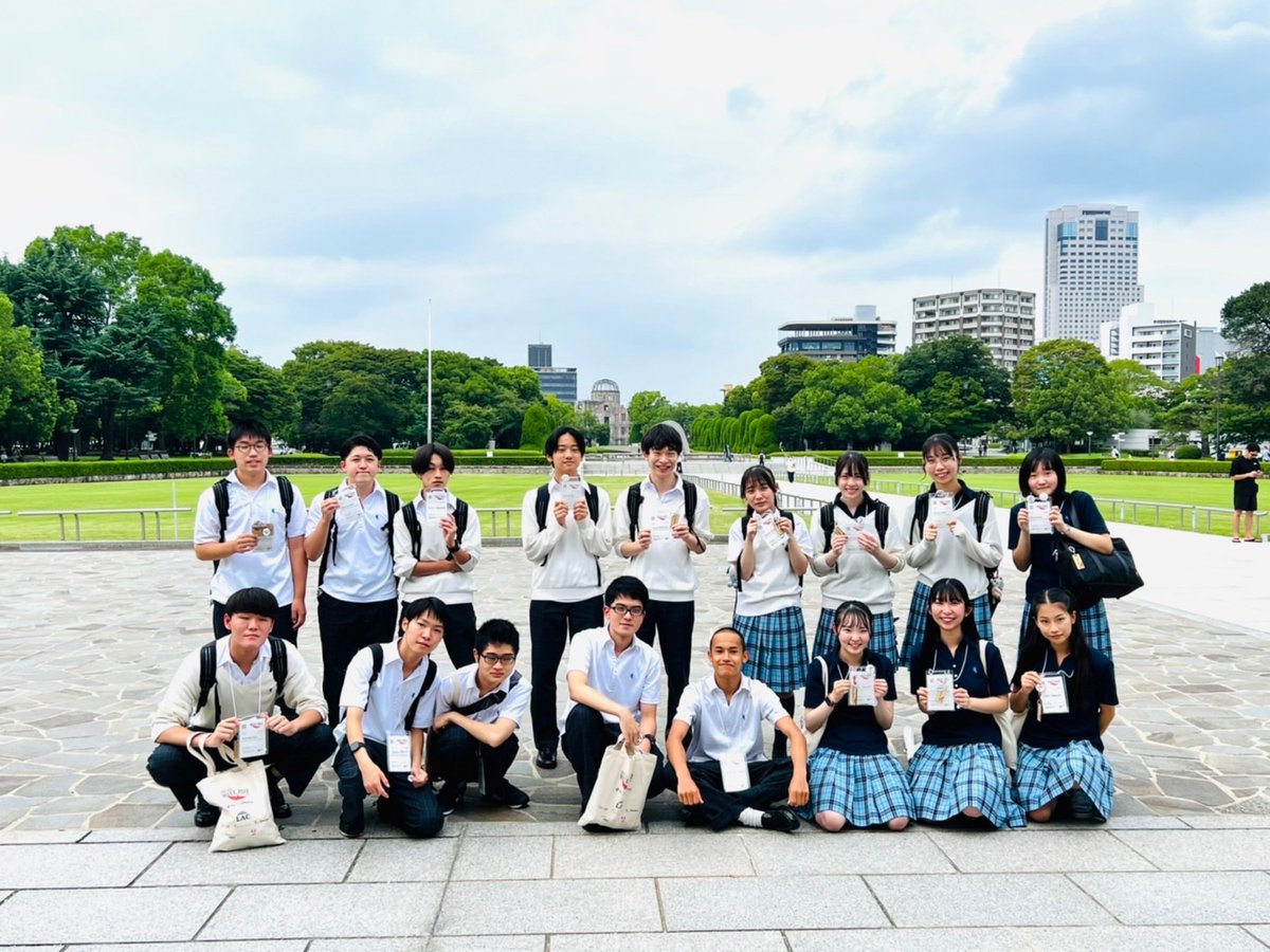 4日間、お疲れ様でした✨🌍

#WCCE2022 #国際会議場 #平和記念公園 #高校生ボランティア #クラーク国際広島
