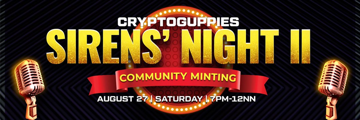 BANNER OF THE WEEK is brought to you by <a href="/CryptoGuppiesTw/">CryptoGuppies | MINTING LIVE</a>! My 2nd home, my dearest fam!

🎶Join DC to be part of event:
discord.gg/zDUHhtzeA2

🏆Don't forget to VOTE for YUAN!

👀X2 MULTIPLIER FOR Y'ALL IF WE WIN!

#NFTCommunity #NFT 
#GCash #Giveaway