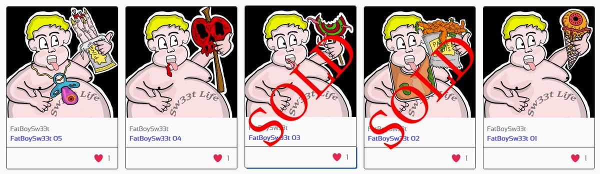 NEWs 🚨: <a href="/tuffertoon/">tuffertoon 🅁🅅🄽</a> sent over some delicious sweets for our #FatboySw33t collaboration ! Stay tuned - 5 more sweet fat boys going to drop within the next week.
Go and grab your #NFT ! We planed to make 10 of them who knows if there will be more 🤷‍♂️

ravenist.com/collections/fa…

#RVN