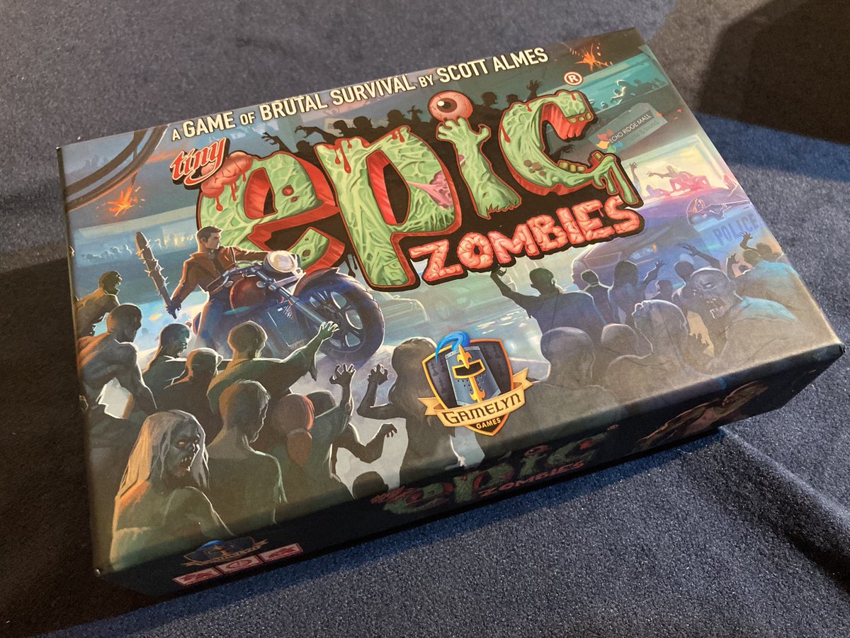 sugar_ray1956's tweet photo. #TinyEpicZombies

ゾンビ1vs人間4の対戦
今回の目的カードは、

①治療薬の作成
②CDCへの通信
③脱出口へ急げ

の3本

②で、通信カードが殆ど出ず、人間プレイヤーの負けかと思われたが、人間同士が協力し合い、一人を勝たせるというドラマが発生しました。

そんなドラマを楽しむゲーム😅
#999bg https://t.co/niNTOYjZoc