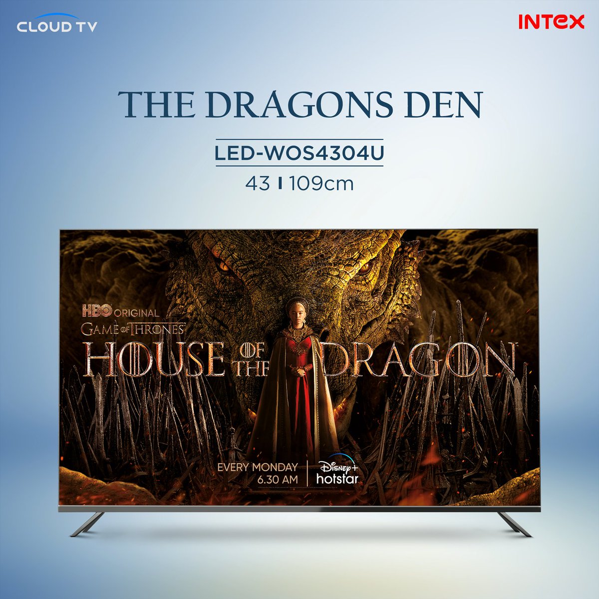 IntexBrand's tweet photo. Widescreen entertainment that goes on, all day!
House of the Dragon is LIVE on Disney+ Hotstar. With Intex LED, you can make your entertainment bigger, brighter, and wider than ever before!
Buy Now : https://t.co/S99oyfjs2S
#intex #intexholic #ledtv #smarttv #hd #intexled https://t.co/sLZrsCH1ib