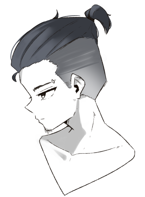 man-bun lol 