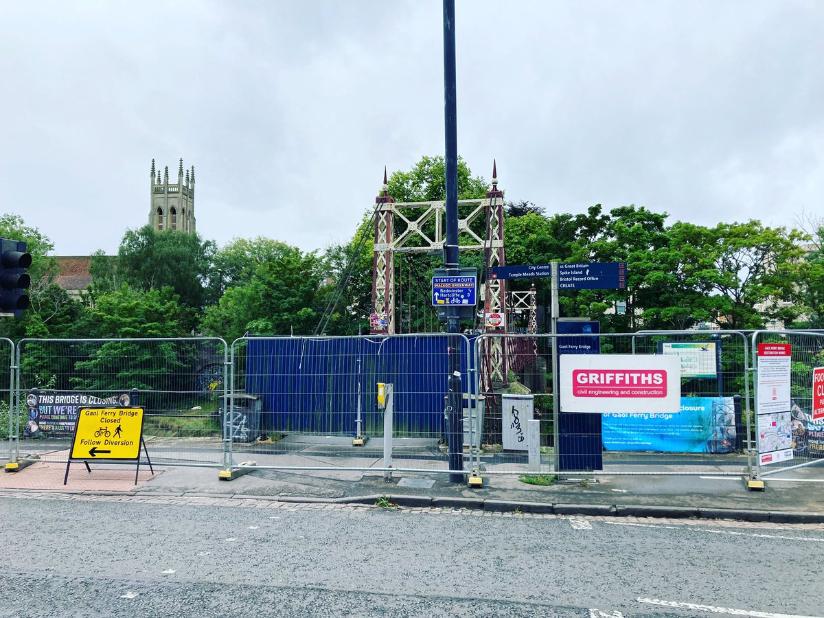 BOX-E (@boxebristol) on Twitter photo Gaol Ferry Bridge is now *actually* closed for a while.
Please choose a new favourite route and continue to support our local <a href="/WappingWharfBS1/">Wapping Wharf</a> community ❤️ Gaol Ferry Bridge is now *actually* closed for a while.
Please choose a new favourite route and continue to support our local <a href="/WappingWharfBS1/">Wapping Wharf</a> community ❤️