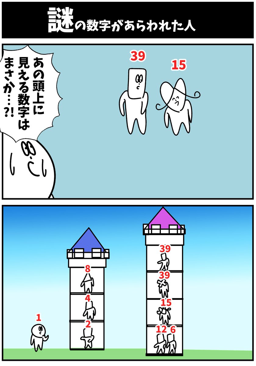 【謎の数字があらわれた人】

#初投稿です  #漫画が読めるハッシュタグ 