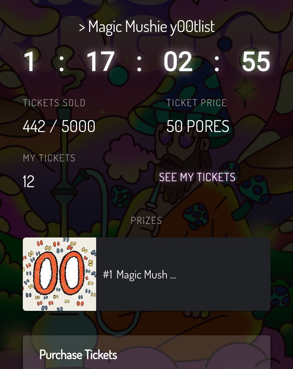 Thought I'd try my luck with <a href="/Magic_Mushies/">magic mushies</a> <a href="/y00tsNFT/">y00ts</a> raffle.
Goodluck to all that enter!
#nft #nfts #sol #Solana