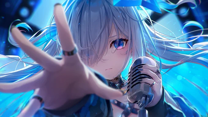 炉心融解/天音かなた(cover)のイラストを担当させていただきました!!!歌も動画もめちゃくちゃ良いので是非皆さん聞いてください!!!#かなたーと 