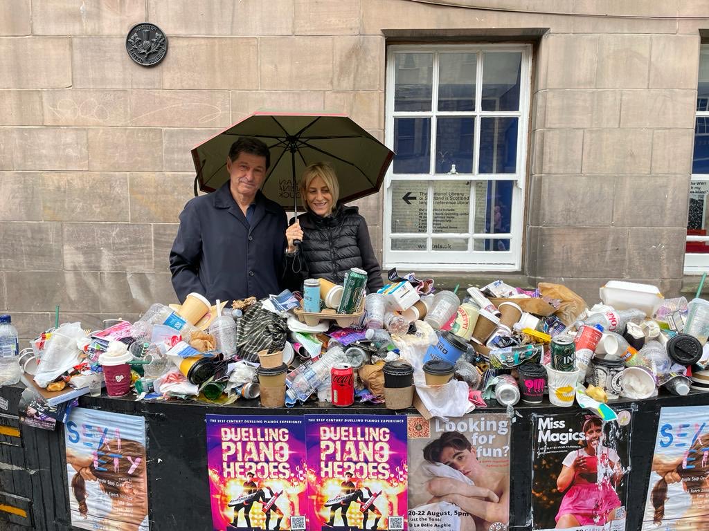 jonsopel's tweet image. In #Edinburgh with @maitlis ahead of her giving #MacTaggart lecture this evening. What a load of rubbish