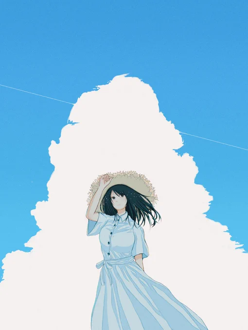 夏の訪れ #絵描きさんと繋がりたい  #夏の創作クラスタフォロー祭り   #絵柄が好みっていう人にフォローされたい 
