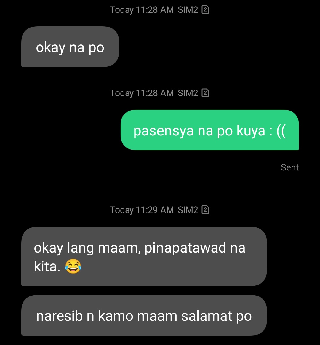 sjykrive's tweet photo. thnx po kuya sa pagpapatawad : > https://t.co/Dm71DJA3RJ