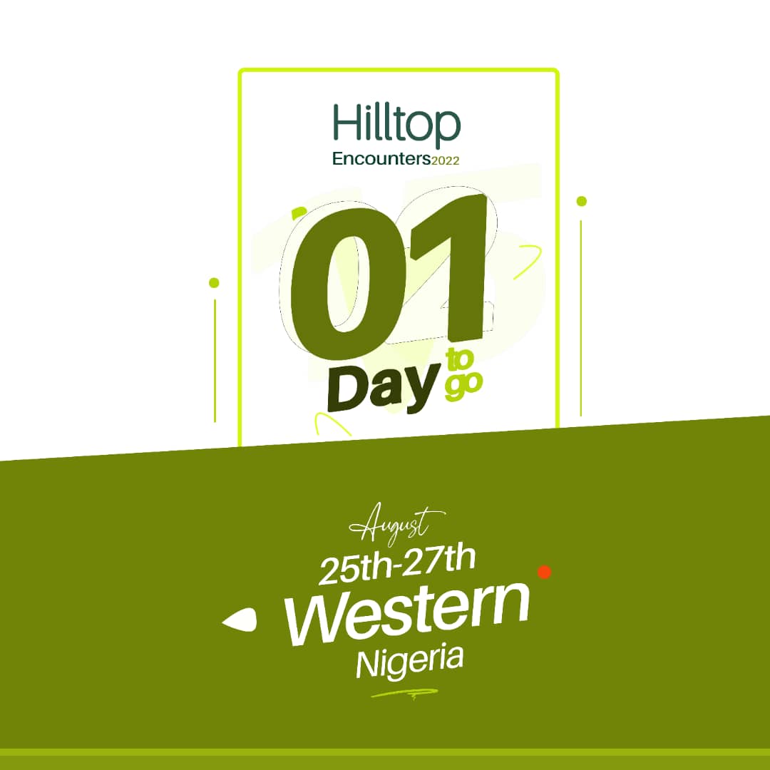 WatchmanCampus's tweet photo. WESTERN NIGERIA ARE YOU READY?
IT'S JUST A DAY TO HILLTOP ENCOUNTERS, WESTERN NIGERIA

THEME: The EARTH shall be FILLED with the GLORY OF THE LORD...

It's going to be a time of glory storm!

Don't be left aside...

https://t.co/qrlYIEJoII https://t.co/gW8NrFK4xi