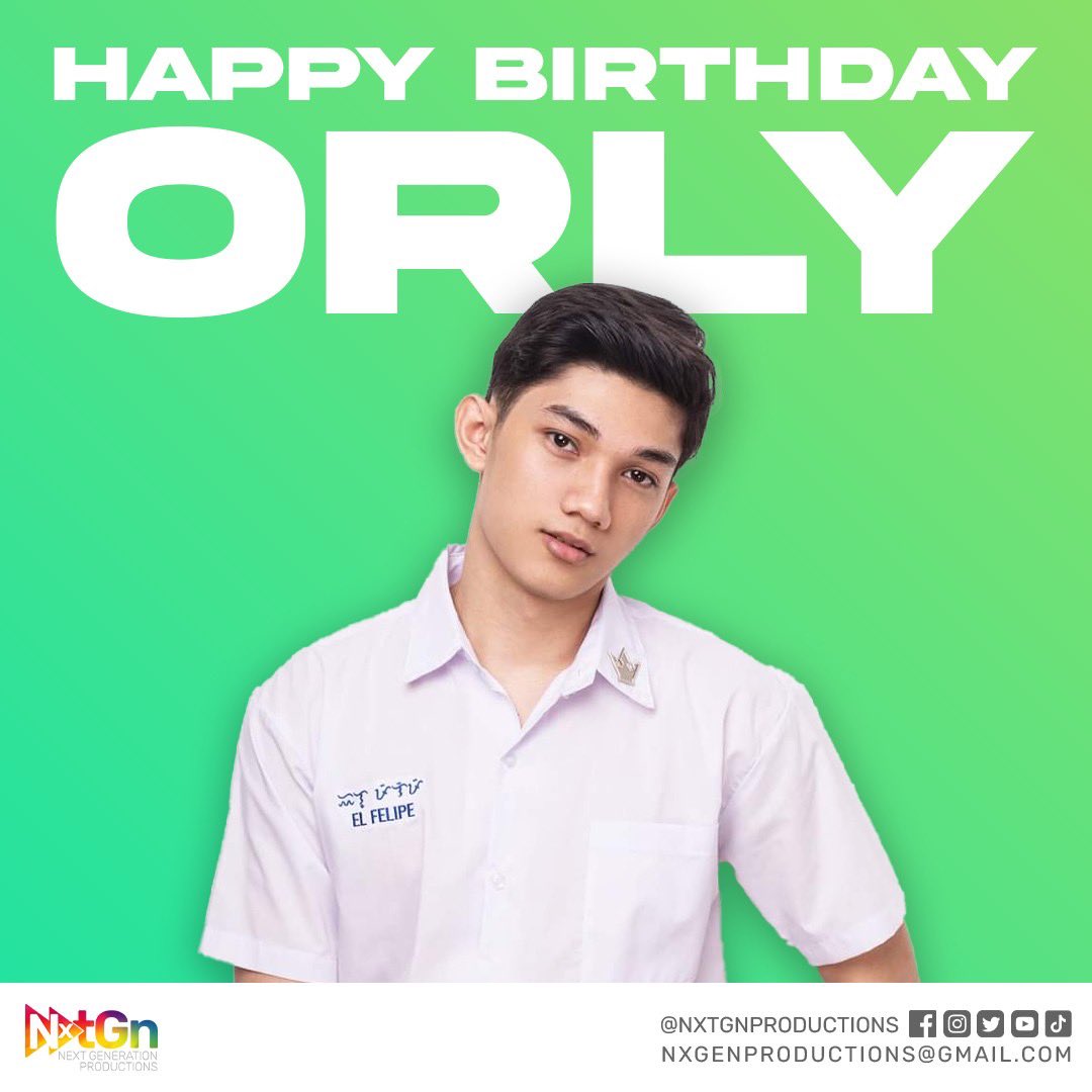 NxTGnProduction's tweet photo. Happy Birthday to our Multi-talented @orlymejia12 🎉.

#MyFreakyLoveStory #NextGenerationProductions https://t.co/Iaiu4YrLRs