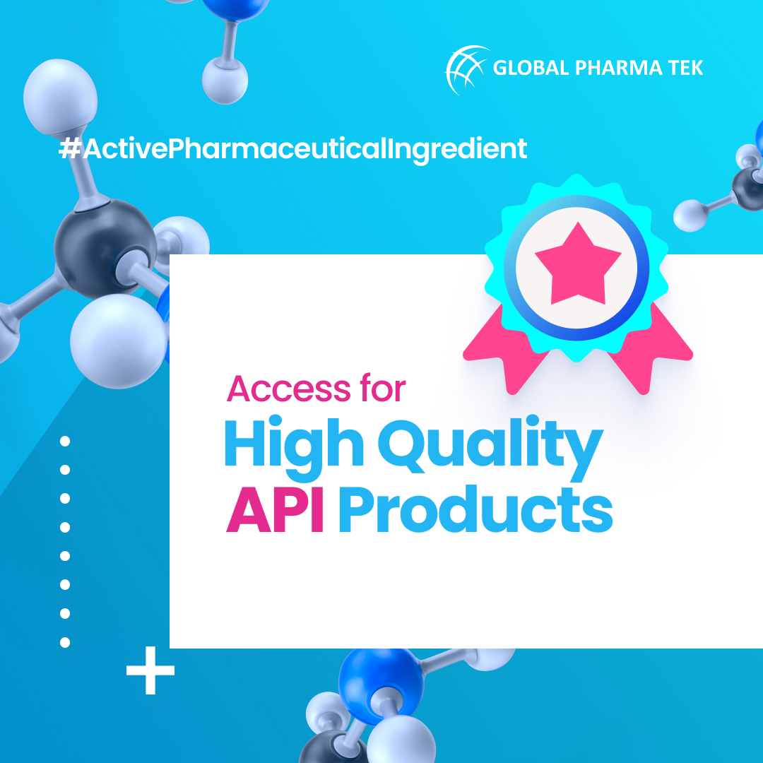 GlobalPharmaTek's tweet image. Global Pharma Tek has been a valued partner to all our clients and has been playing an important role in developing and marketing the generic drugs, through the supply of high quality APIs. 
Know More @ bit.ly/3TfQysj
#activepharmaceuticalingredient  #apiproducts