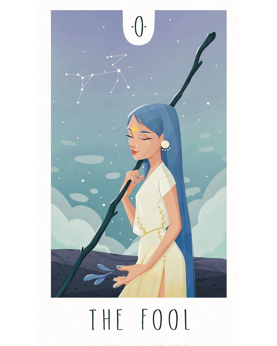 The fool ❤️‍🔥🔮🌱🌙
#tarotart #tarotcards #tarotdeck #illustration #ArtistOnTwitter