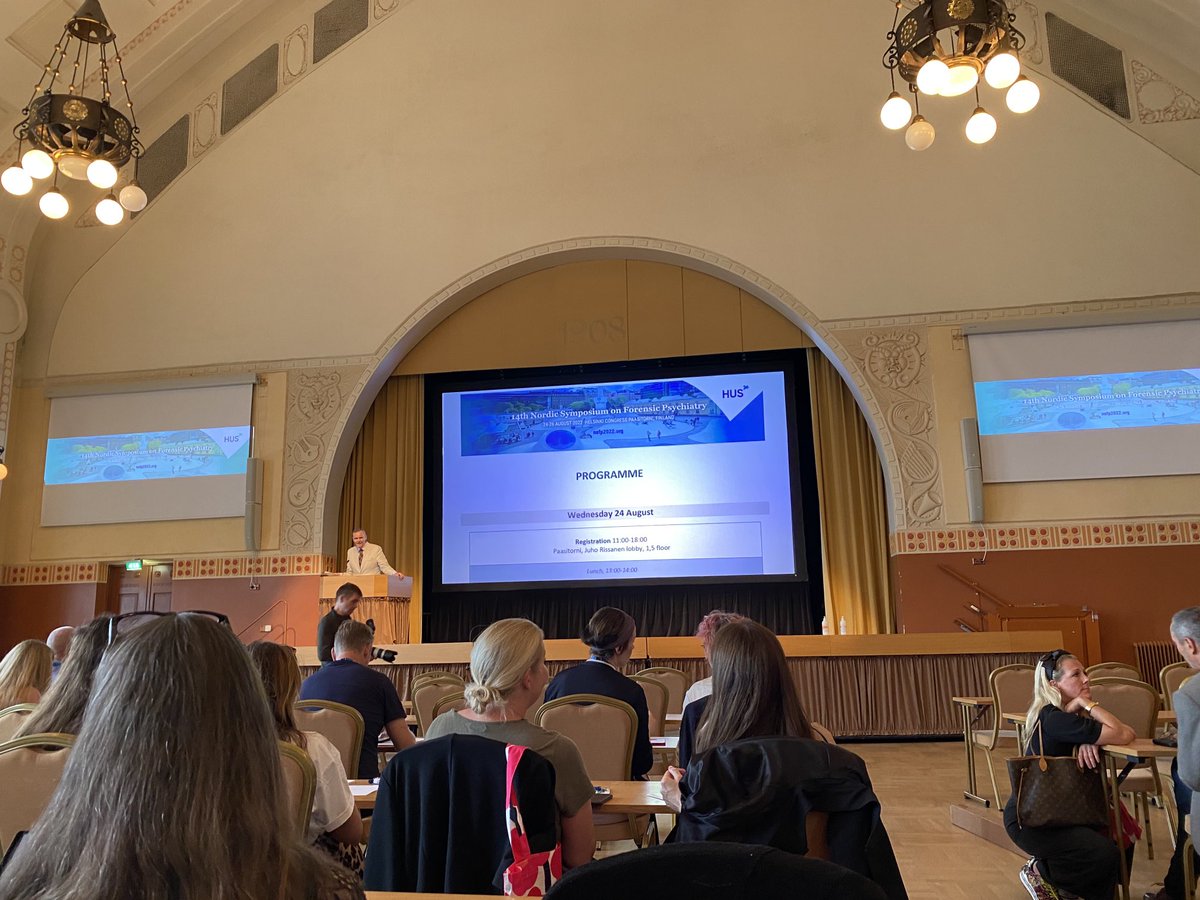 14th Nordic Symposium on Forensic Psychiatry opened by Dr Allan Seppanen