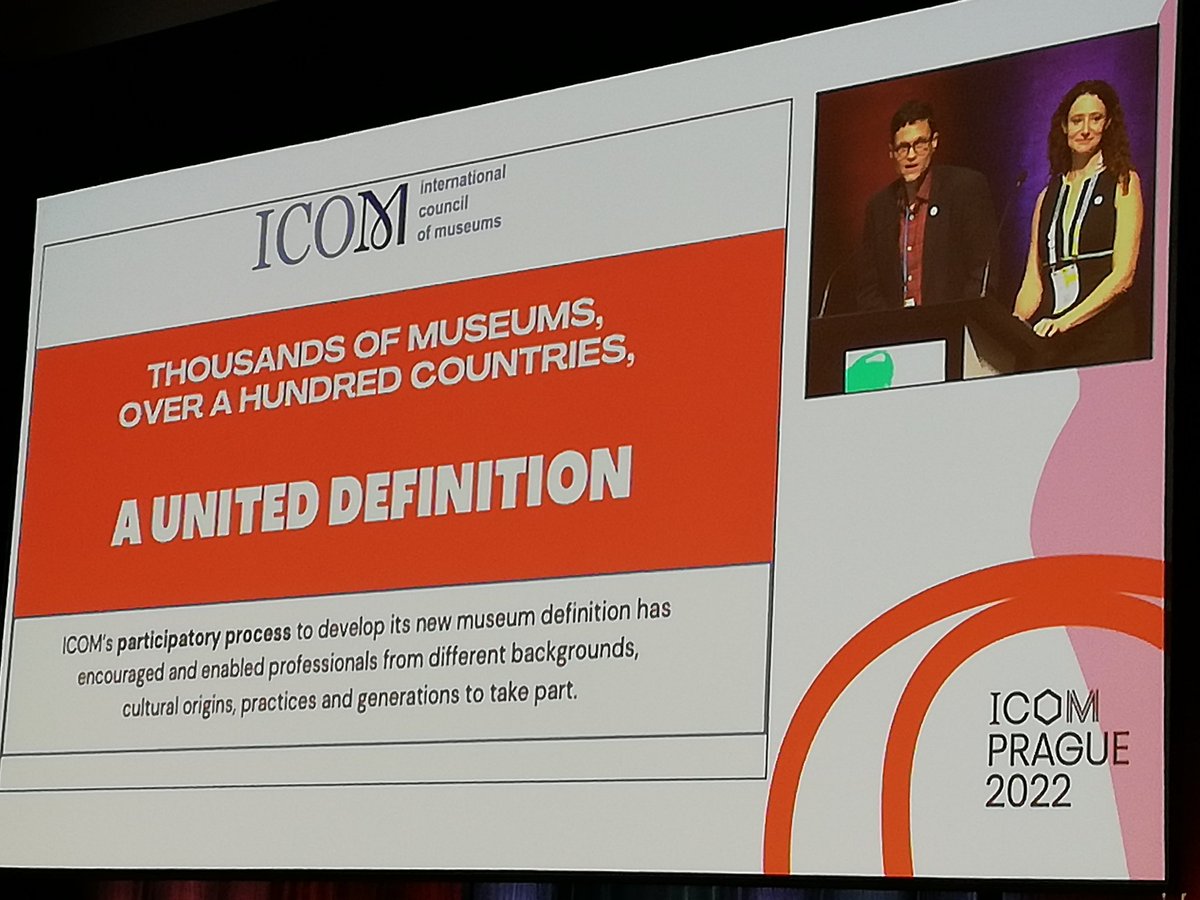 MichelRougerMR's tweet photo. @BrulonB et Lauran présentent les membres du comité #ICOMDEFINE et la méthodologie de travail notamment en créant des sous groupes thématiques. 
#ICOMPrague2022 https://t.co/AFEDCn45L2