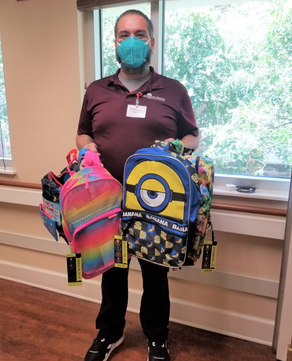 MorningsideM's tweet photo. Our Meadows community hosted a #BackToSchoolDrive for fellow teammates who have kids returning to the classroom this year! 🍎 We're happy to help our extended Morningside family when we can! We hope everyone has a wonderful school year! ✏️🎒📏

#SeniorLivingCommunity #latxstrong https://t.co/quXqsO6ySJ