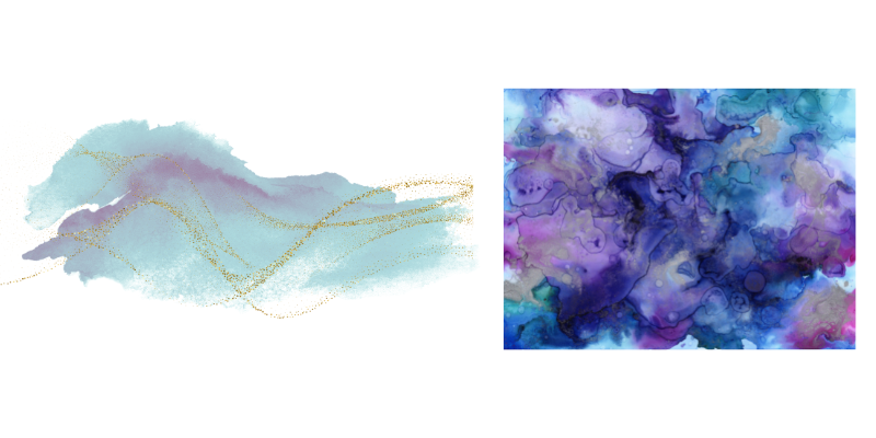 TammyKulp's tweet photo. @canva I love the trick you shared, but, unfortunately, it didn't work for what I'm trying to do! I would like to take the exact style of the picture on the right and overlay/combine it with the shape of the picture on the left. Is there a way to do that? https://t.co/rBz9gYk5Uq