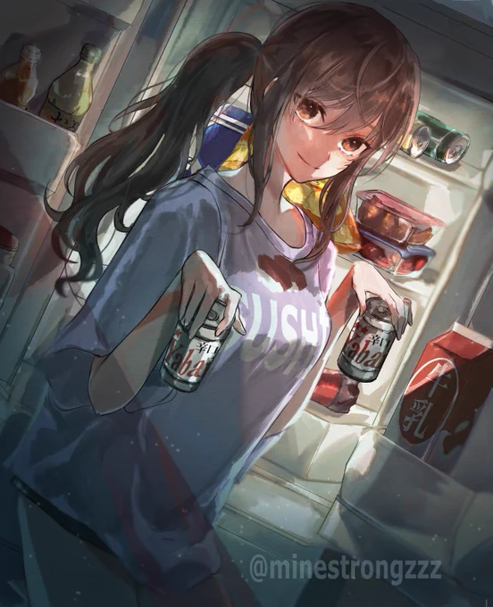 「飲む?」#創作 