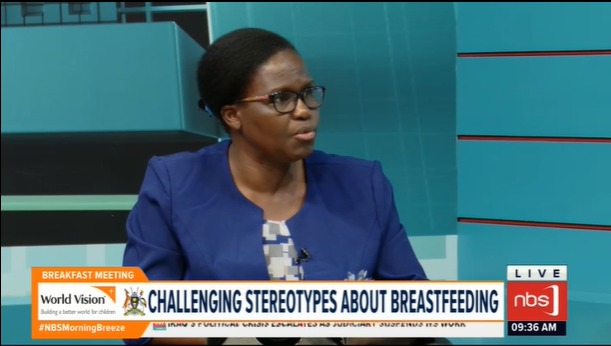 nbstv's tweet photo. Mrs. Samalie Namukose: I am a mother. When I talk about breastfeeding, I talk about it passionately. I breastfed my last born for four years. 

@MinofHealthUG

#WBW2022 #ChildHealth NBSUpdates https://t.co/ypONEpFHQo