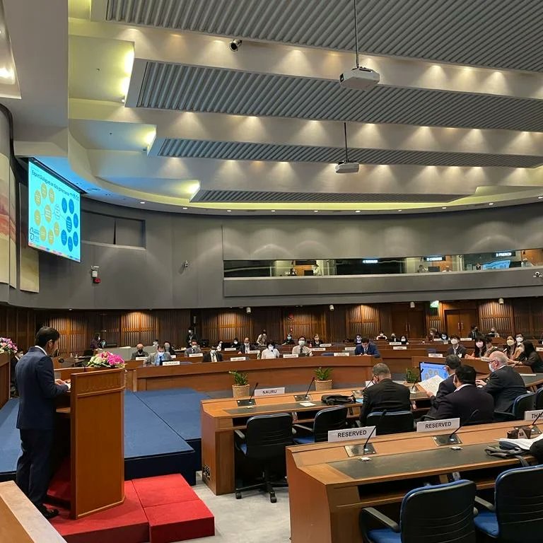 Dr_Uzir's tweet photo. Day 2: #APStatsCST8
Malaysia introduced the outcomes of two expert dialogues on data governance which were held earlier this week at the CST8 today.
#DOSM
#HIESBA2022
#AES2022
#KPDOSM https://t.co/ug5ntPQMQF