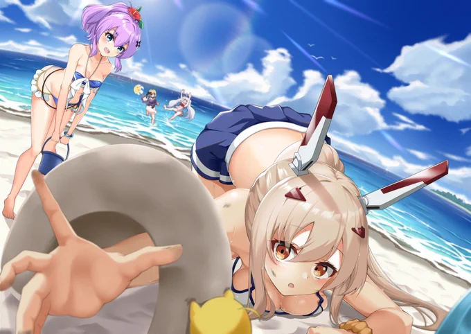 5周年おめでたいです #アズレン5周年アート #アズールレーン 