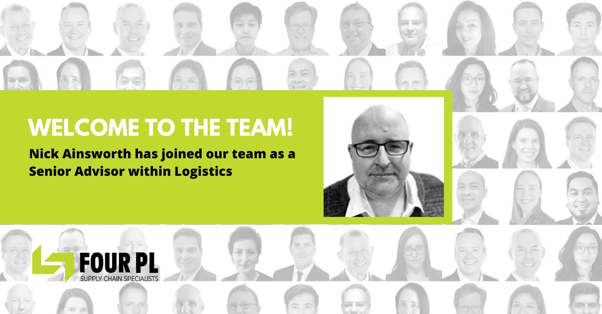 FourPL's tweet photo. We are excited to welcome Nick Ainsworth to the FourPL team! We look forward to bringing his expertise into our Logistics Execution line of business. 

Learn more about Nick: https://t.co/1DdxWh5jOo

#LogisticsExecution #FourPLTeam https://t.co/aue0rz9ih4