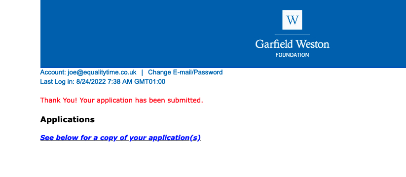 We've submitted a bid to Garfield Weston to scale up White Water Writers. Fingers crossed!