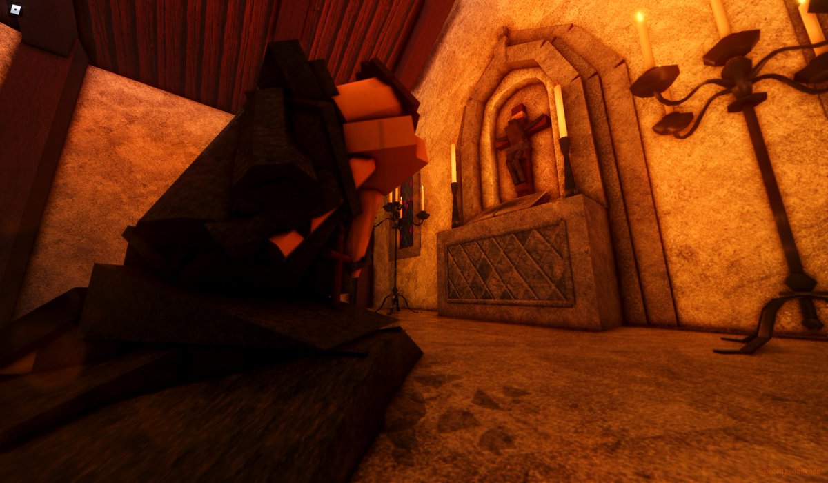 hoovydoobydoo's tweet photo. A priest's tears #bloxburg #welcometobloxburg #medievalbuild #lookiokassummershell https://t.co/ixVtch1mM6
