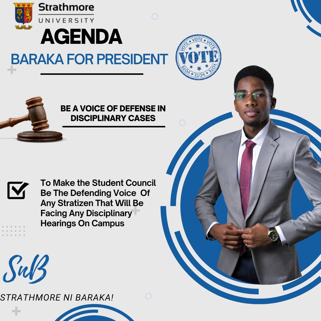 AtebeBenjamin's tweet photo. Tusimame imara it is coming home Vote for Baraka as Strathmore University school president change is here.  #strathmorenibaraka #StrathmoreUniversity #SCOK #KameneAndObinna #citizentv #Helb @BazibuheA @StrathmoreSC  @StrathU https://t.co/peFHKH1O5y