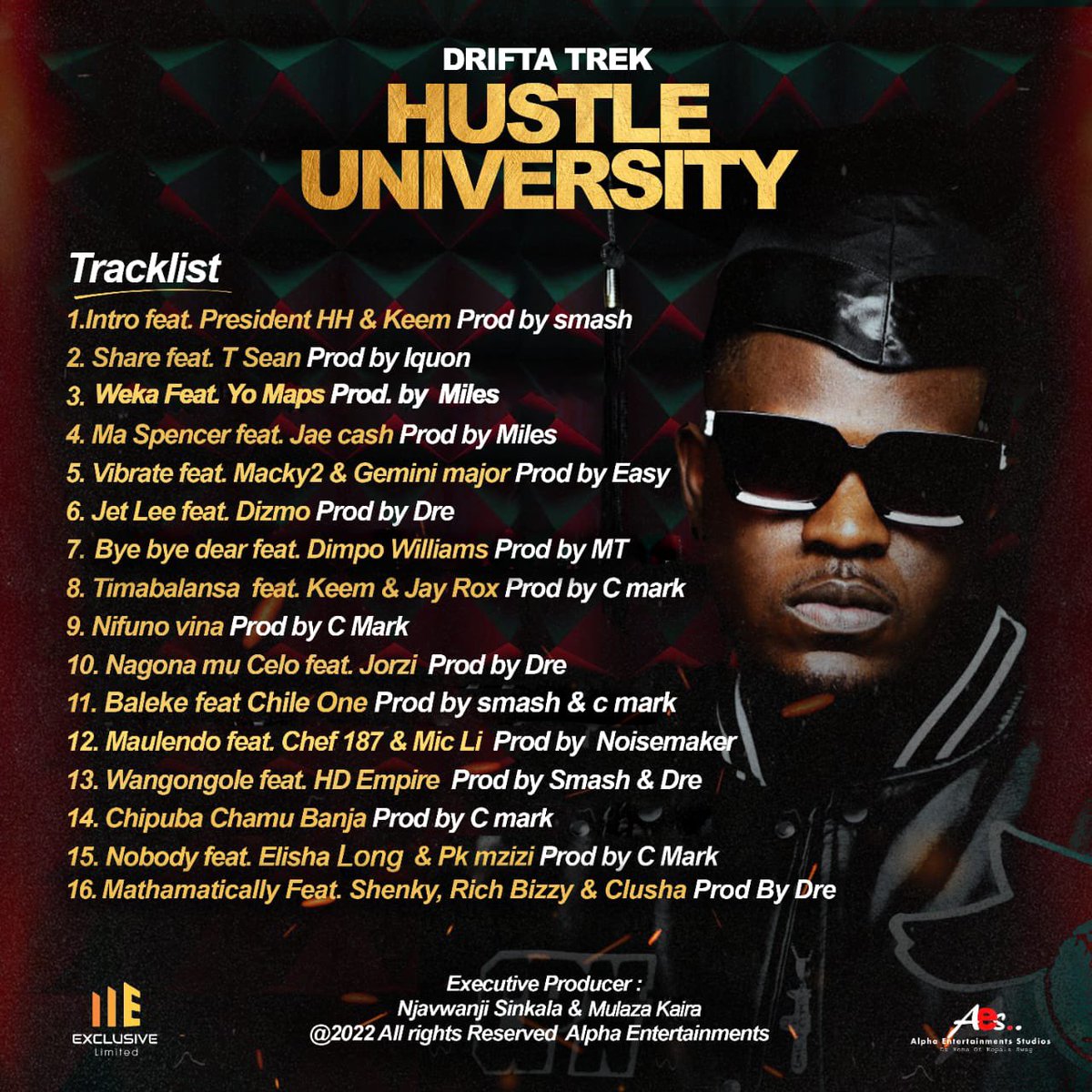 OUT NOW🔥🔥‼️‼️

<a href="/IamDriftatrek/">Drifta Trek</a> - Hustle University (Album) 

boomplay.com/albums/53203544