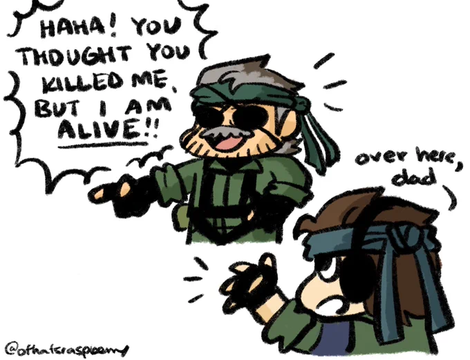 i hope this is what evil big boss looks like in mg2 