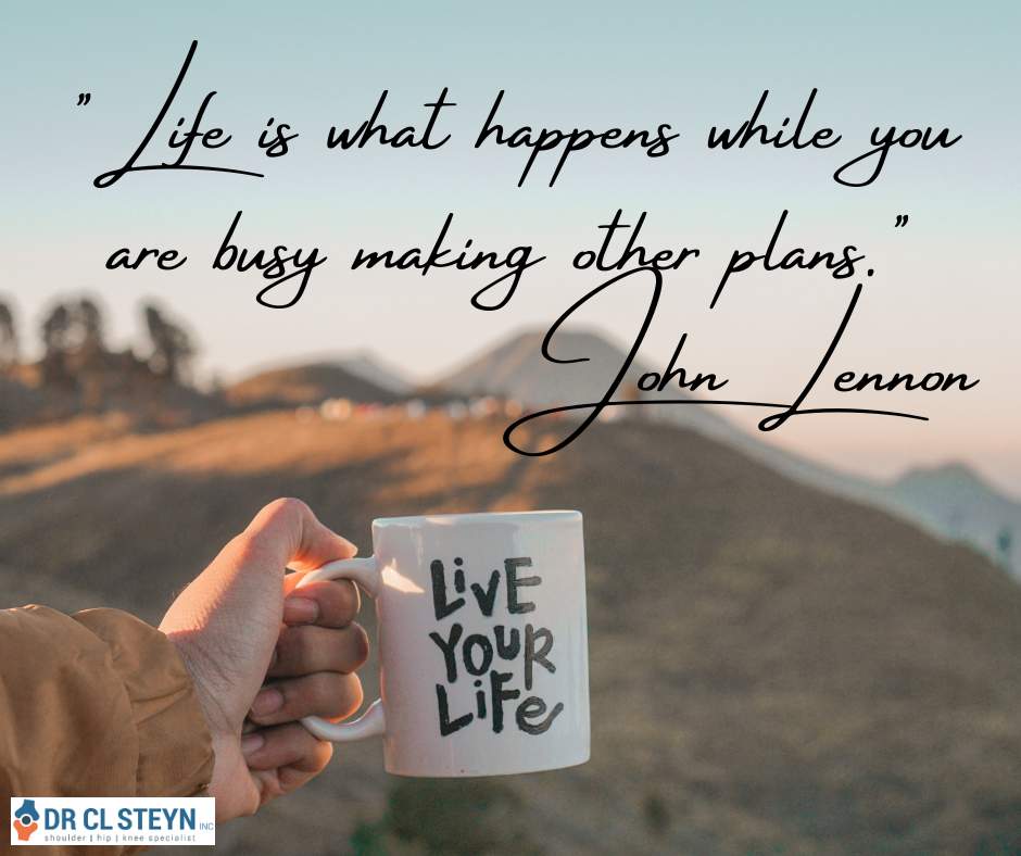 DrCLSteyn's tweet photo. "Life is what happens while you are busy making other plans." - John Lennon #livelife #plans #lifehappens #lifegoeson #makeitcount #qotd https://t.co/B0mk3rIf6x