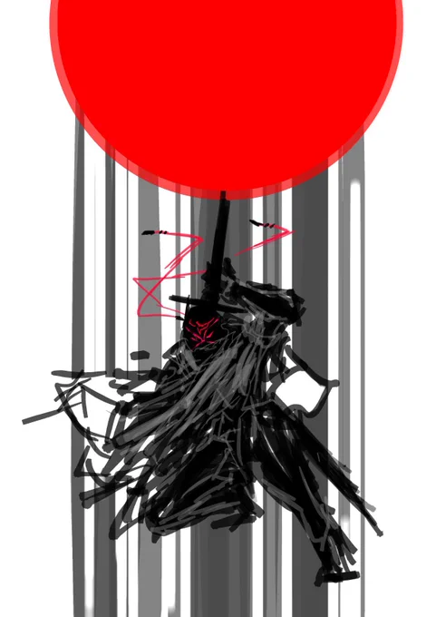 #1年間で絵が上達してるか見てみましょうメリハリ付いたよね… 