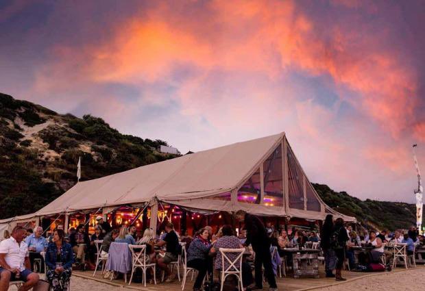 Cruck look majestic under the sunset in Bournemouth <a href="/BaysideRestaur1/">Bayside Restaurant</a>