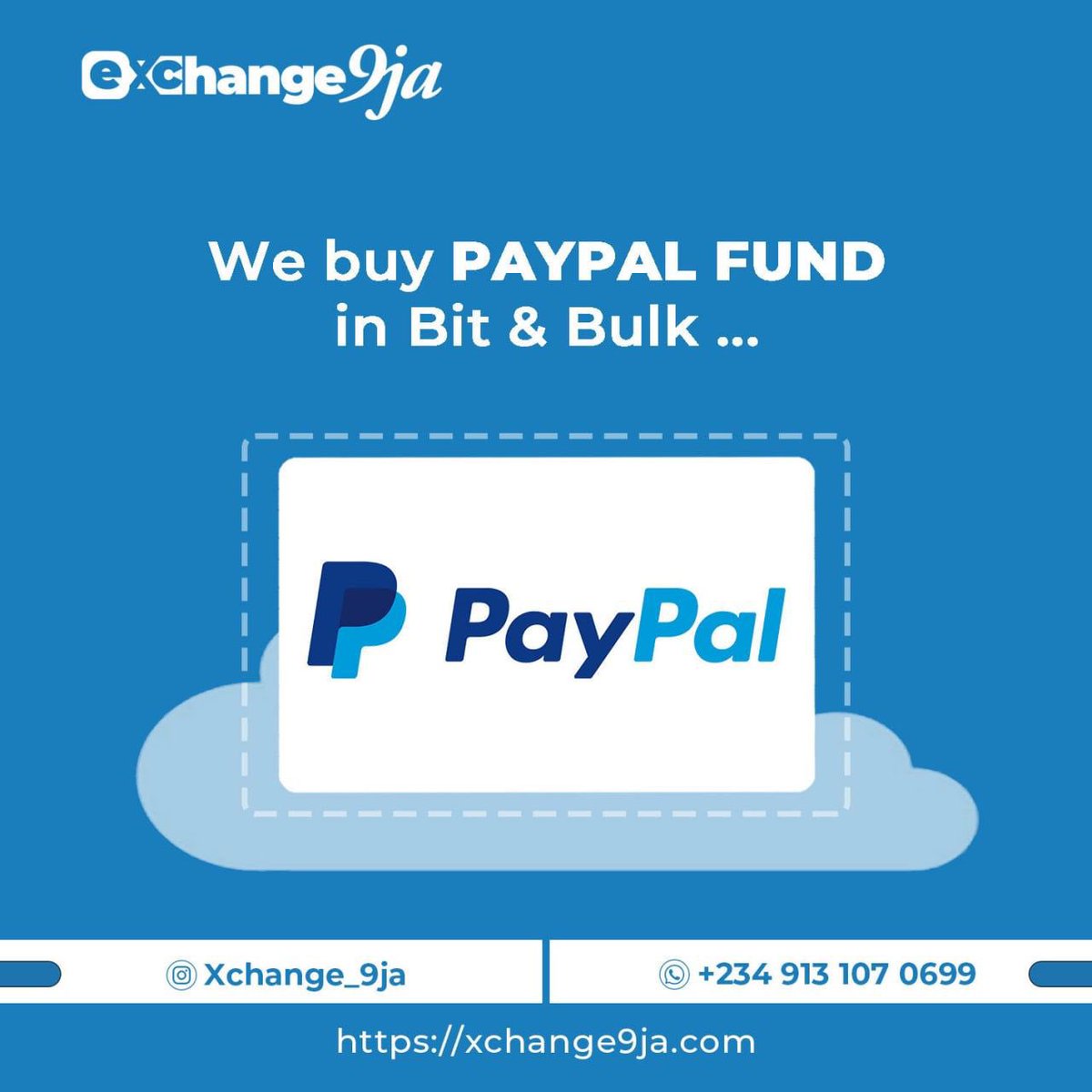 Xchange9ja's tweet photo. We buy PayPal funds in Bit and Bulk. We’re fast and reliable 💙
Wizkid FC, Bayanni, Laycon, #GhanaGirls, #KingBryan, Burna Boy, Amaka and Dotun https://t.co/4OLmBhEekT