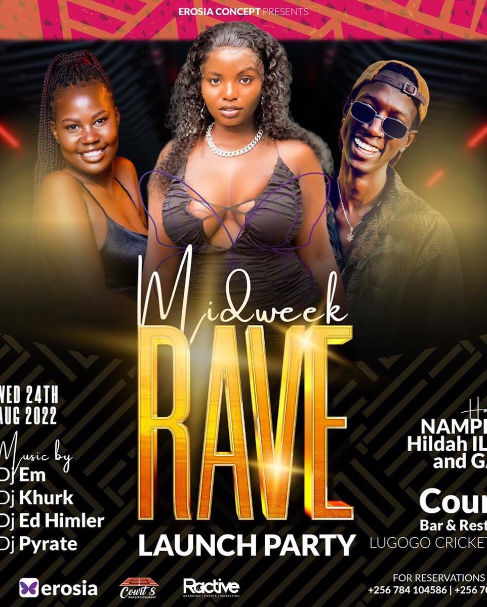 timothykeys7's tweet photo. There’s no better feeling than being at the Midweek Rave launch party tonight @COURT8official lugogo😎💯🔥it’s gonna be a long night…..@ractive_ug #Court8MidweekRave https://t.co/FrQD11EoF9