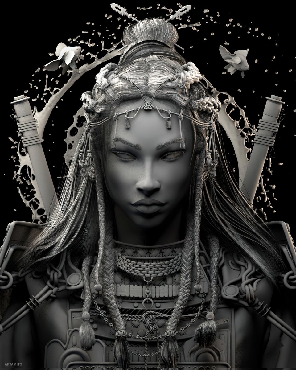 More renders of my recent 3D character.👹⚔️
#artamito #Samurai #3D #3drender #3dmodeling #3Danimation #nftart #Trending #characterart #anime #3dart #nftarti̇st
