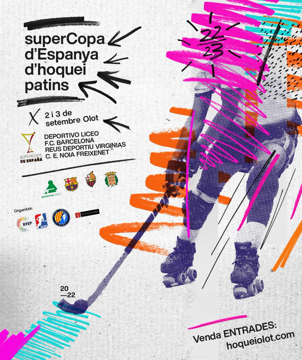 hoqueiolot's tweet photo. 🏆 Horaris de #SupercopaOKM! 🏆

📅 02/09 - Semi 1 - 18.30h
Deportivo Liceo 🆚 Reus Deportiu Virginias

📅 02/09 - Semi 2 - 21 h
Barça 🆚Noia Freixenet

📅 03/09 - Final - 20.45h

💻 Més informació i entrades a https://t.co/17HmJfzT0w

#SupercopaOlot | #nari https://t.co/T5HnUMqVXv