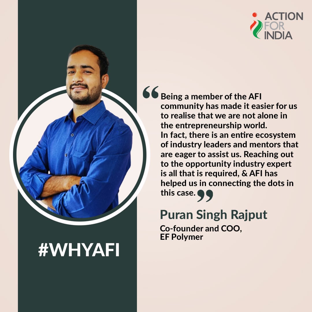 We asked some of our past cohorts how AFI has helped them thrive. Our #WHYAFI segment brings you the latest POV from our alumnis who are paving the path of innovation for a new India.