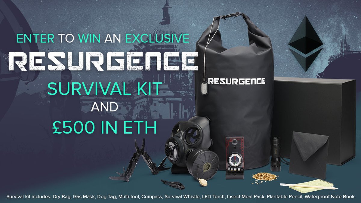 FloatNFTs's tweet photo. WIN $ETH with Resurgence 🎁

Follow @ResurgenceGame, a post-apocalyptic 
MMORPG with #blockchain technology

Get prepared for your adventure with one of our survival kits and £500 in #ETH

Enter now ▶️ https://t.co/TEjZeFJD92

#BlockchainGaming #ETHGiveaway https://t.co/pZ8wZKvsag