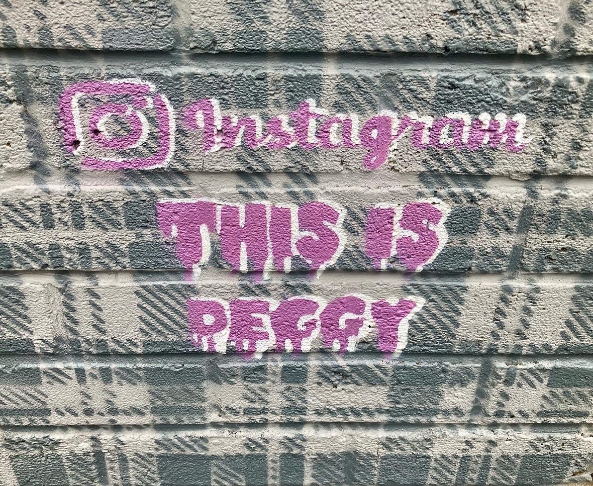 Look what appeared in Glossop town centre this week.  #VivienneWestwood, local girl-done-good and cultural icon, brought to larger-than-life by local artist @ThisisDeggy